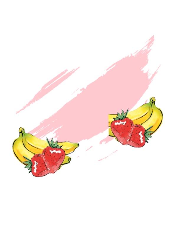 Banana-strawberry