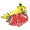 Banana-strawberry
